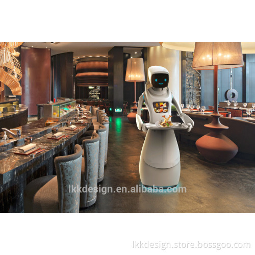 Comercial Service Robot Intelligent Robot for Businesses Catering Restaurant Service Waiter Robot Deliver